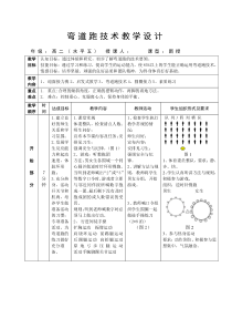 高中体育与健康《体验短跑》教学设计6-冀教版