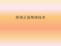 高中体育与健康《排球运动》PPT课件2-冀教版