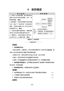 高中物理选修第一册《8波的描述》阶段复习课综合测评-统编人教版