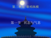 高中音乐-歌唱《第1节 状态与气息》PPT课件2-花城版