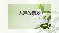 高中音乐-歌唱《第2节 人声的分类》PPT课件3-花城版