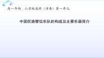 高中音乐-演奏《中国民族管弦乐队的构成及主要乐器简介》PPT课件1-人音版