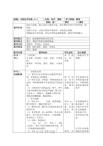 高中音乐-歌唱《合唱发声训练（一）》教学设计1-湘艺版