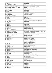 人教版(2019)高中英语必修一《Unit 5 Languages around the world》短语总结