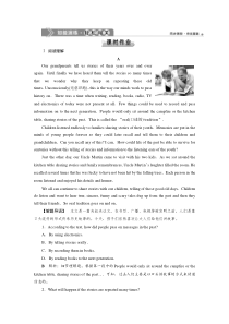 1　UNIT 5　 Section Ⅰ　知能演练　轻松闯关-（新教材）高中英语人教版必修2 