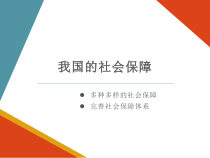 政治高中必修二4.2《我国的社会保障》PPT课件1-统编人教版