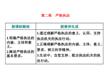 高中政治必修三第九课第二框《严格执法》PPT课件-新统编版