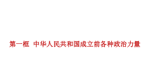 高中政治必修三1.1《中华人民共和国成立前各种政治力量》ppt课件-新统编版