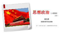 高中必修三政治5.1《人民代表大会：我国的国家权力机关》ppt课件-统编人教版