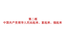政治高中必修三1.2《中国共产党领导人民站起来、富起来、强起来》ppt课件-统编人教版