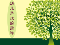《幼儿园游戏的指导》课件