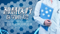 汇报总结：蓝色智慧医疗行业工作总结PPT模板