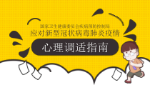应对新型冠状病毒肺炎疫情心理调适指南PPT模板