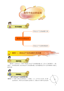 《图形中动点的运动》（著名机构整理）-2020年中考数学专题复习