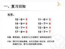 一年级上册数学《十几加几和相应的减法》精品课课件-【人教版】