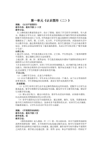 数学一年级下册《认识图形（二）》教学反思-【人教版】