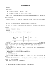 数学三年级下册《3 复式统计表》教学设计2-【人教版】