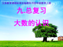 四年级上册数学《9　总复习》优质课课件-【人教版】