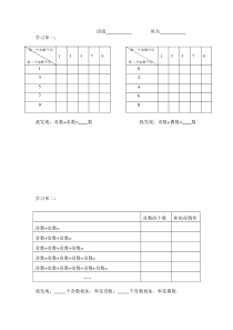 数学五年级下册《解决问题（探索和的奇偶性）》教学素材-【人教版】