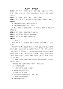 《第五节 裸子植物》教学设计1-冀少儿版生物七年级上册