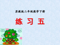 苏教版数学二年级下册《3、练习五》PPT课件1