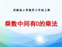 苏教版数学三年级上册《11.乘数中间有0的乘法》PPT课件3