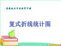 苏教版数学五年级下册《2.复式折线统计图的认识和应用》PPT课件3