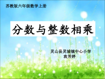 苏教版数学六年级上册《1、分数与整数相乘》PPT课件3