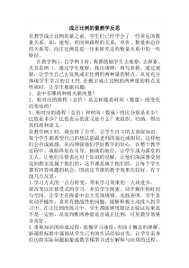 苏教版数学六年级下册《1、正比例的意义》教学反思