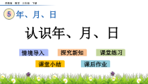 苏教版数学三年级下册《5.1 认识年、月、日》PPT课件 (共18页)