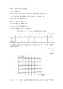 苏教版数学五年级下册2.2 复式折线统计图》一课一练（含答案）