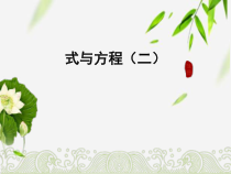 苏教版数学六年级下册《式与方程（二）》PPT课件  (共12页)