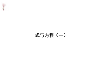 苏教版数学六年级下册《式与方程（一）》PPT课件 (共12页)