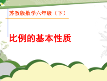 苏教版数学六年级下册4.3《比例的基本性质》PPT课件 (共14页)