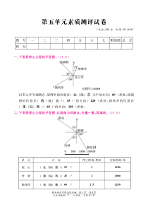 苏教版数学六年级下册第五单元素质测评试卷 （图片版，含答案）