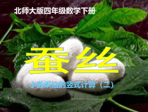 北师大版数学四年级下册3.5《蚕丝》PPT课件(共22页)