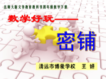 北师大版数学四年级下册-数学好玩《密铺》PPT课件(共16页)