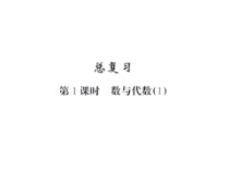 第1课时 数与代数（1）-北师大版数学四年级下册