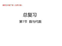 北师大版数学五年级下册《总复习 数与代数》PPT课件(共22页)