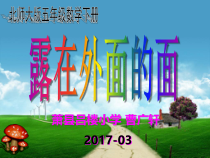北师大版数学五年级下册2.4《露在外面的面》PPT课件(共19页)
