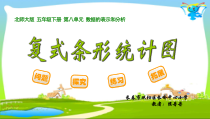 北师大版数学五年级下册8.1《复式条形统计图》PPT课件(共17页)