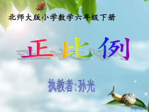 北师大版数学六年级下册4.2《正比例》PPT课件(共18页)