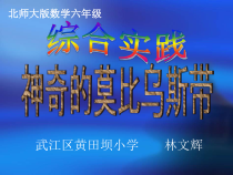 北师大版数学六年级下册5.2《神奇的莫比乌斯带》PPT课件(共41页)