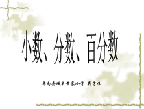 北师大版数学六年级下册-总复习《小数 分数 百分数》PPT课件(5) (共20页)