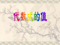 《3.2 代数式的值》PPT课件1-七年级上册数学华师大版