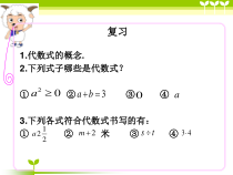 《列代数式》PPT课件1-七年级上册数学华师大版