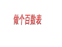 北师大版数学一年级下册《做个百数表》PPT课件3