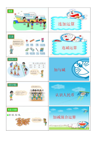 北师大版数学二年级上册《我学到了什么》教学素材3