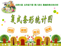 北师大版数学五年级下册《复式条形统计图》PPT课件3
