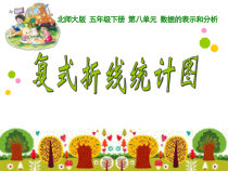 北师大版数学五年级下册《复式折线统计图》PPT课件4